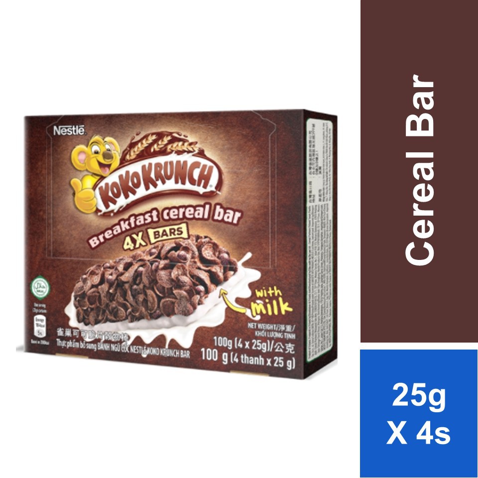 Nestle Koko Krunch Cereal Bar (25g x 4 Bars) Shopee Malaysia