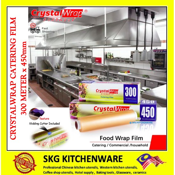 [ READY STOCK ] CRYSTAL WRAP CATERING FILM / CLING FILM Shopee Malaysia