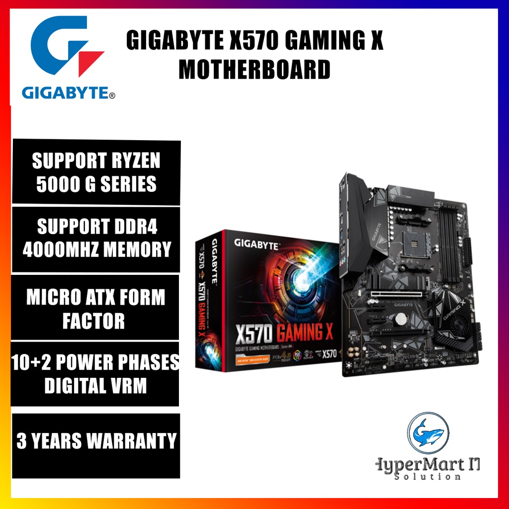 GIGABYTE X570 GAMING X MOTHERBOARD Shopee Malaysia