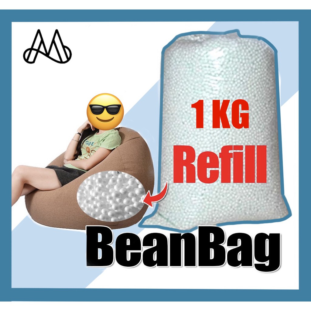 1KG (Poly Foam Polystyrene BEADS)Bean Bag Refill/Beads Fiber/Beads Filling/Bean Bag sofa Fiber