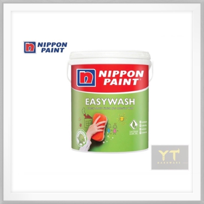 5L Nippon Paint Vinilex Easywash ( easy clean ) Shopee Malaysia