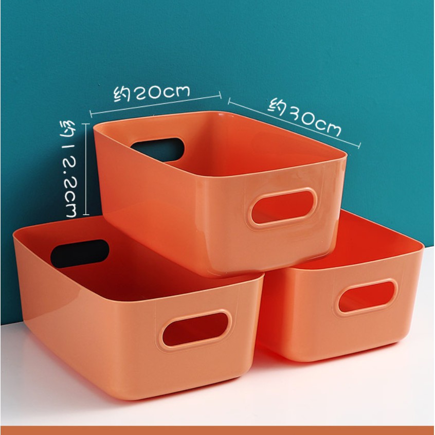 🇲🇾Multipurpose Desk Organizer Portable Storage Box Basket Plastic