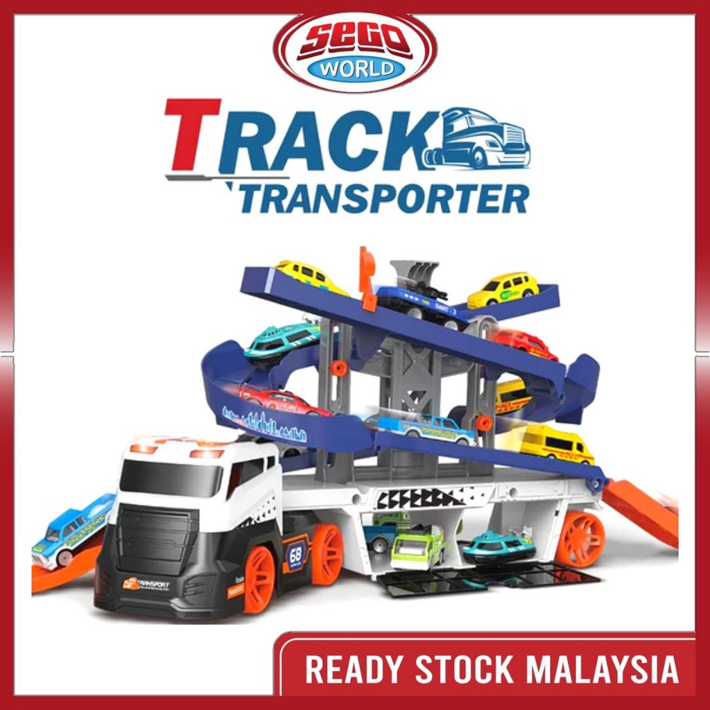 LARGE Garage Truck Toys Railway Toys Diecast Car Track Racing Toys