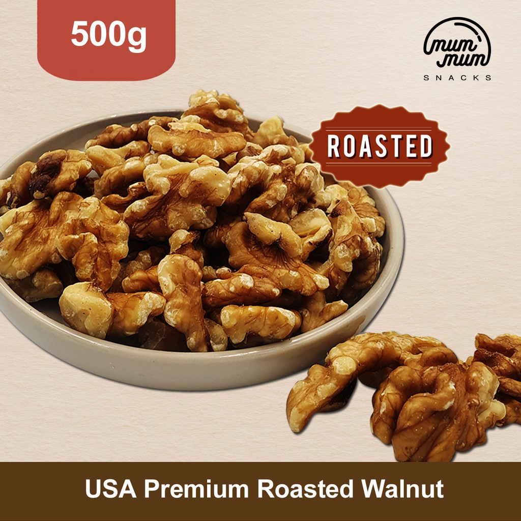 USA Premium Roasted (Unsalted) Walnut [500g, 1kg] Shopee Malaysia