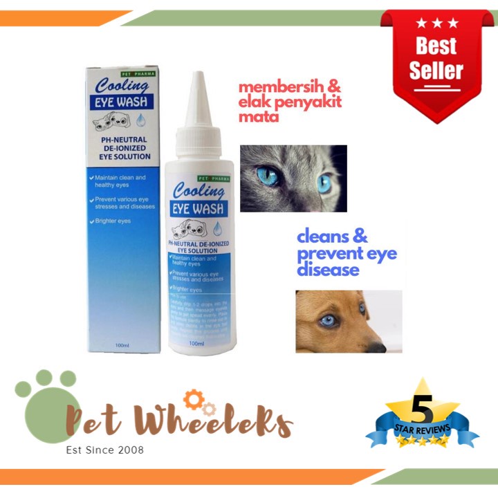 Cooling Eye Wash for Pet Cat Dog(100ml) Shopee Malaysia