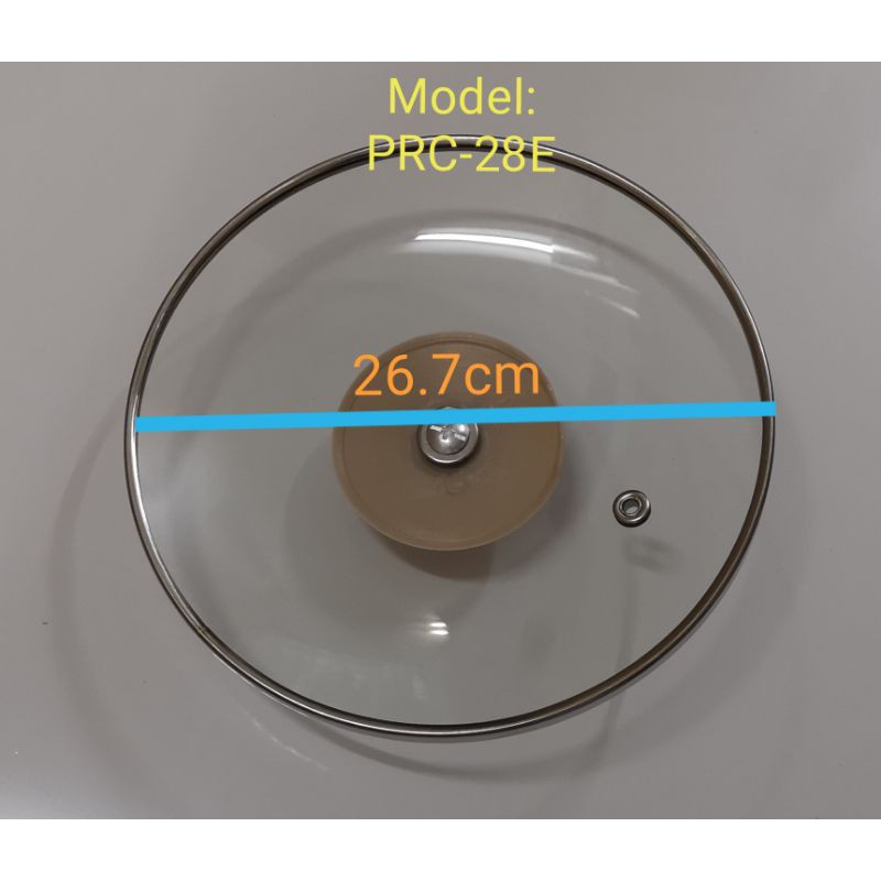 RICE COOKER GLASS LID FOR PENSONIC PRC6E, PRC11E, PRC15E, PRC18E
