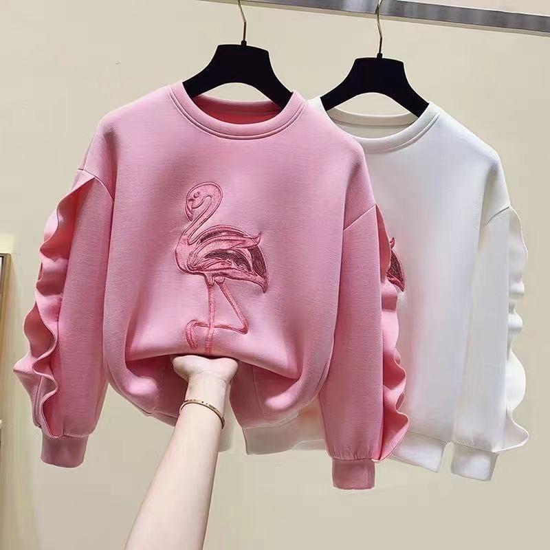 Sweater Baby Girl Hoodie Kids Girl Loose Hoodie Puff Blouse Shopee
