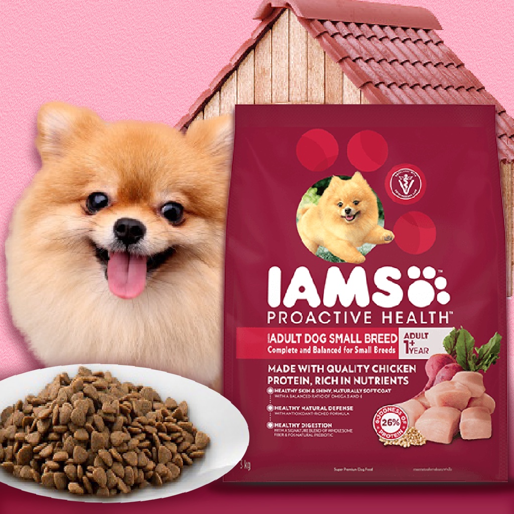 IAMS Dog Food Adult 3Kg Small Breed Dog Dry Food Shopee Malaysia