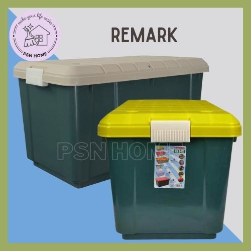 Toyogo 70 Litres RV Big Storage Box with Wheels Tough Large Space