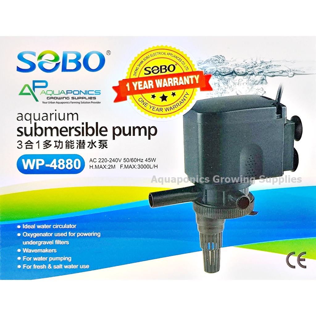 SOBO Aquarium Power Head Water Pump WP880 WP1880 WP2880 WP3880 WP