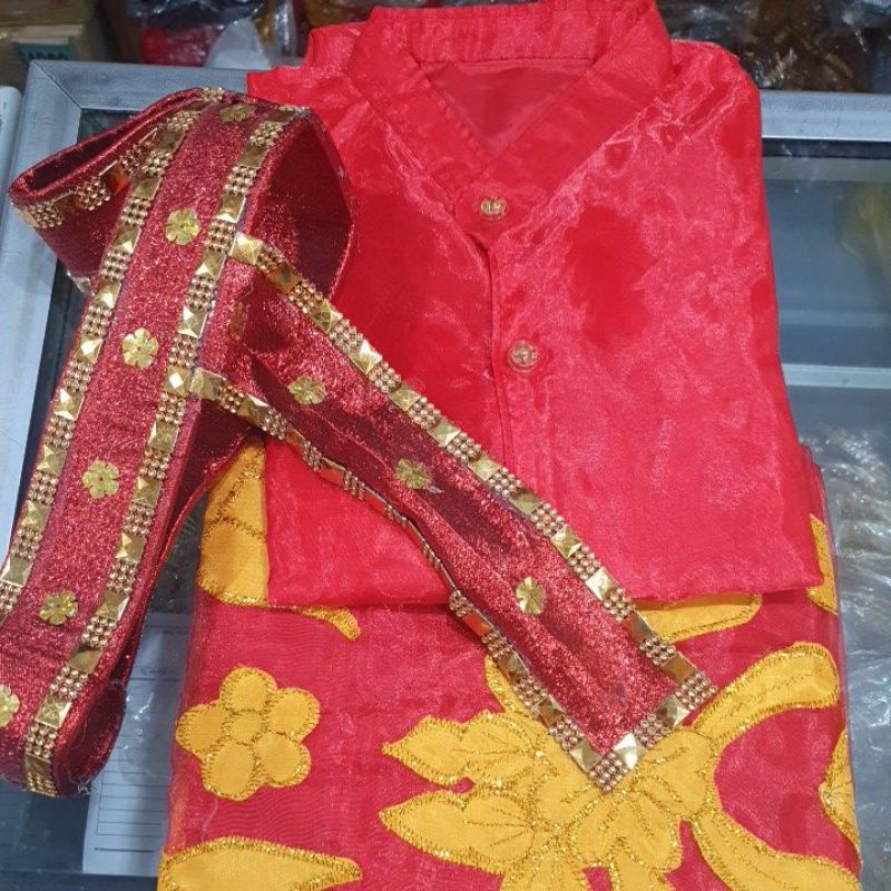 Children's Bodo Clothes/Bugis Makassar Traditional Clothes Shopee