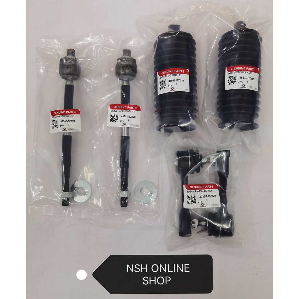 Tie Rod End+Rack End+Steering Boot Cover (OEM) for Perodua Myvi Old