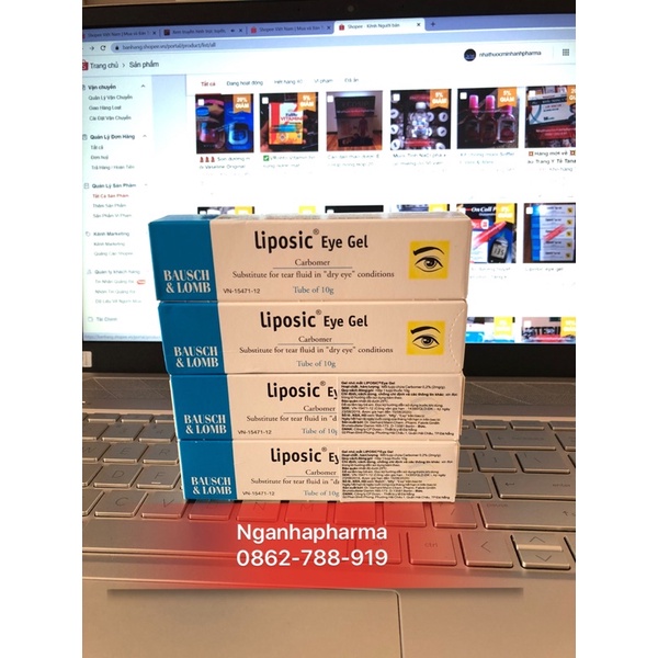 Liposic eye drops 10g Shopee Malaysia