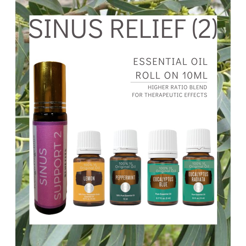Sinus Support 2 Young Living Essential Oil Roll On /Sinus/cold cough