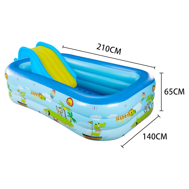 3M/2.6M/2.1M Inflatable Swimming Pool Family Big Size Swimming Pool