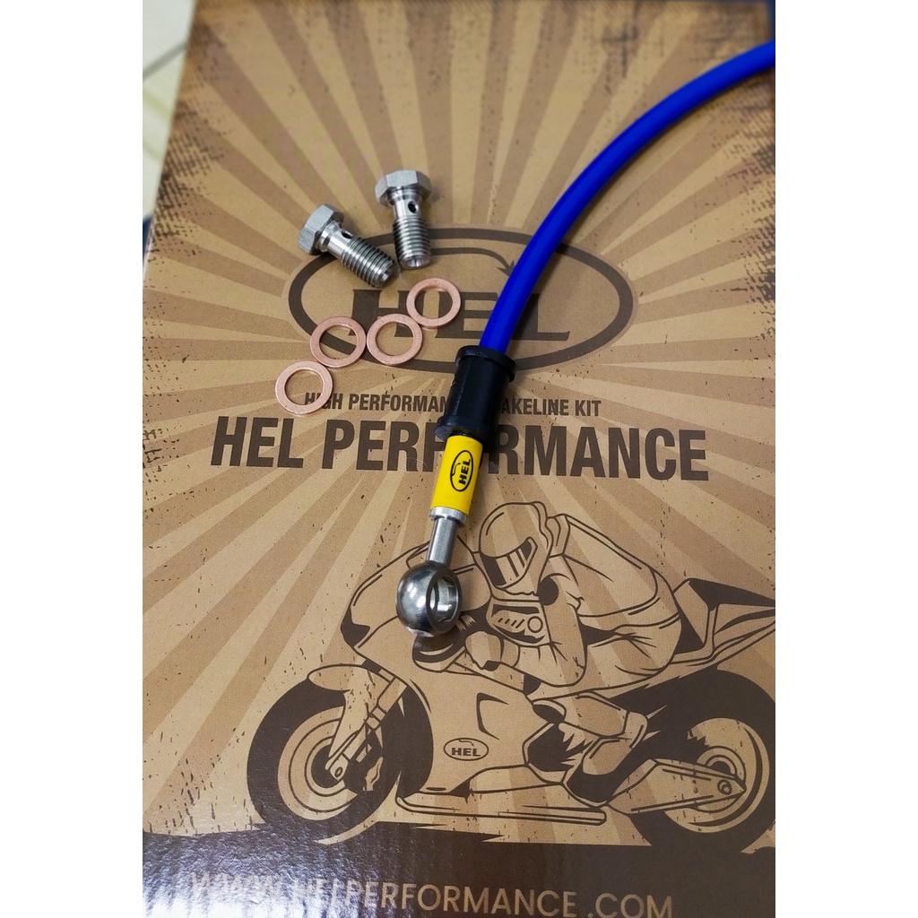 100 Original Genuine Hel Racing Brake Hose For Y15ZR Y16ZR RSX150