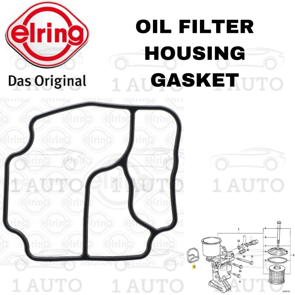 ELRING GERMANY OIL FILTER HOUSING GASKET BMW E36 E46 E34 E39 E60 E38 X5