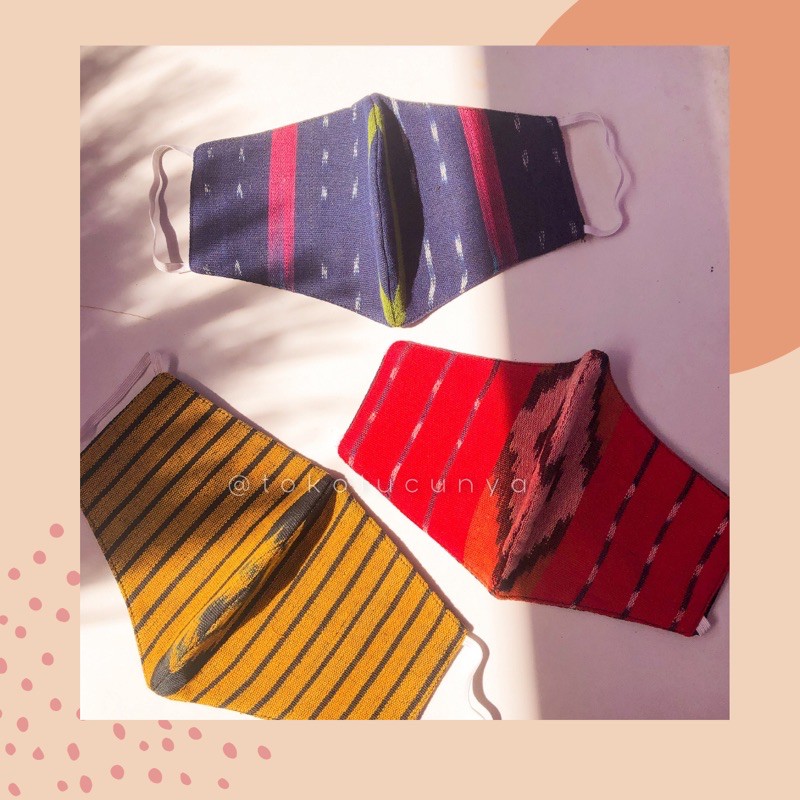 Woven Mask (2 Pcs) Shopee Malaysia