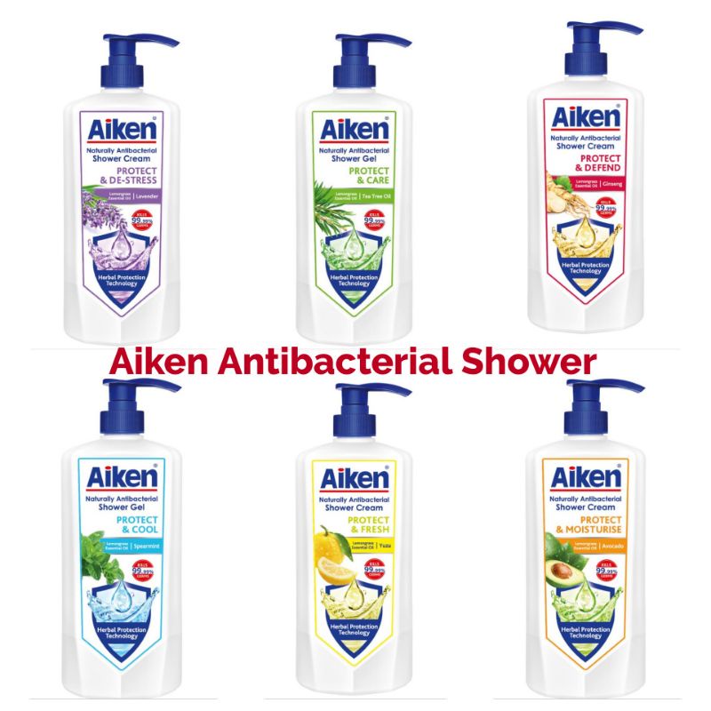 Aiken Antibacterial Shower cream 900ml Shopee Malaysia