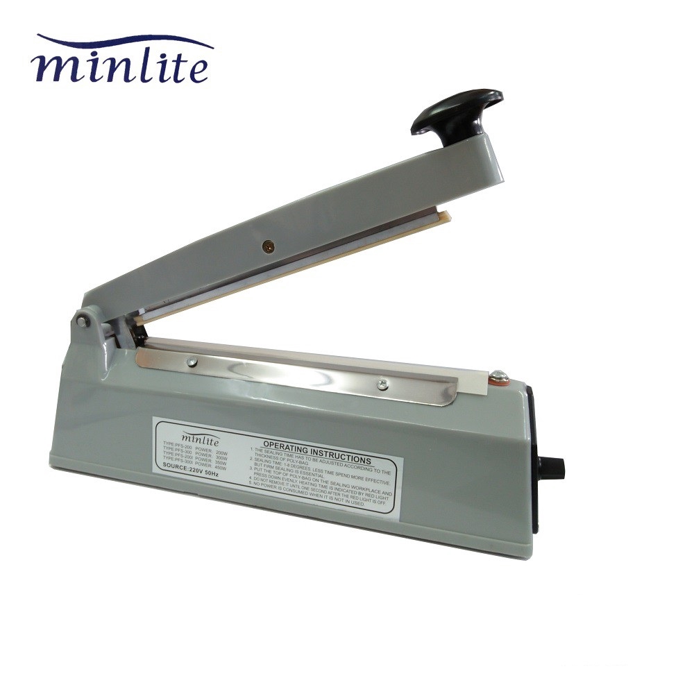 Minlite Sealing Impulse Film Heat Press Plastic Bag Sealer 200mm
