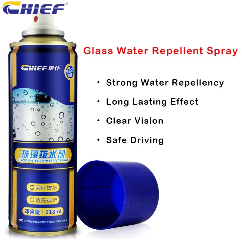 CHIEF Glass Water Repellent Spray Glass Coating (218ml) Shopee Malaysia