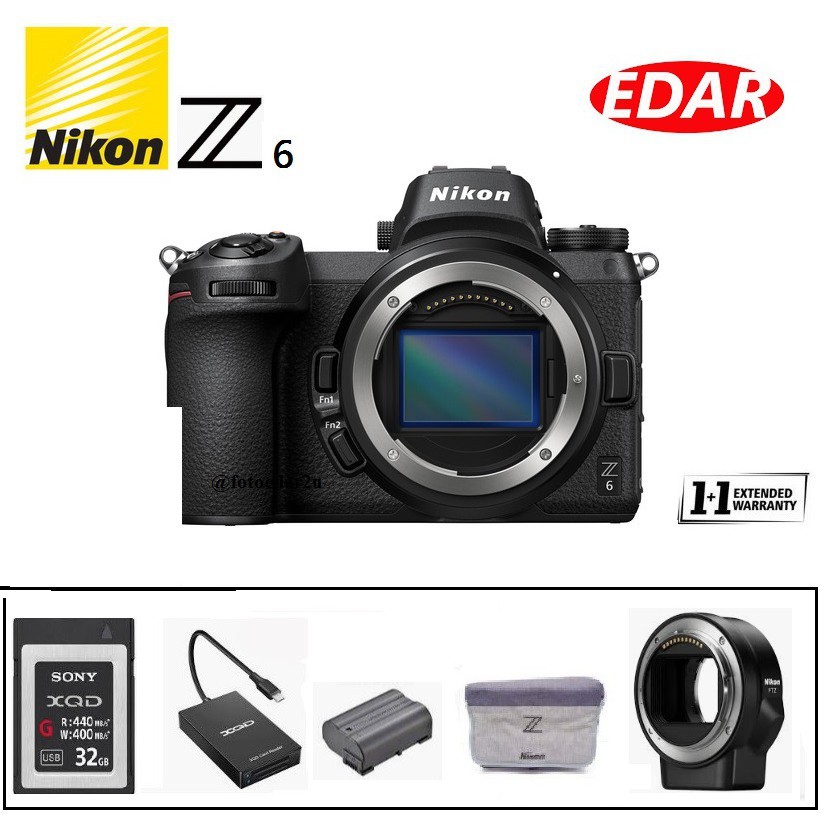 Nikon Z6 (BODY CAMERA + FTZ Mount Adapter) Shopee Malaysia
