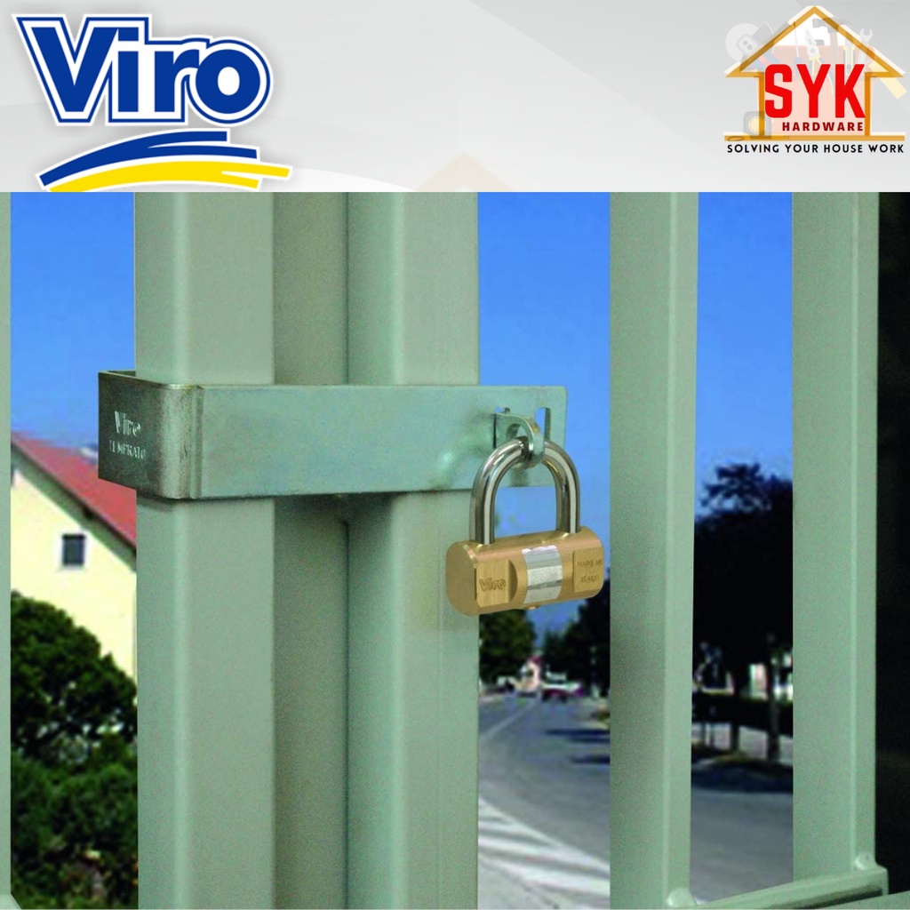 SYK VIRO Cylinder Brass Padlock (50mm/60mm/70mm/80mm) With Original