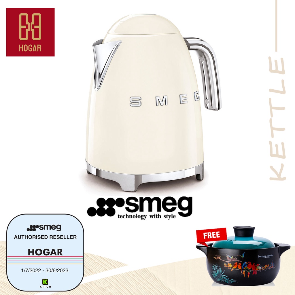 Smeg Kettle KLF03 Cream Retro Electric Kettle Electric Jug Kettle