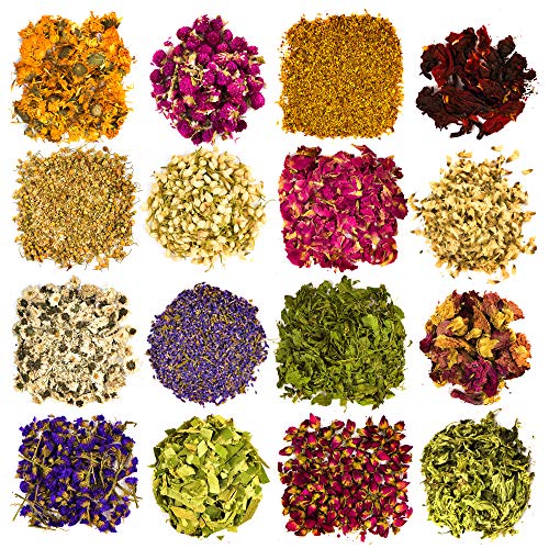Mini Pack Dried Flower Tea 5gm / Flower Tea Herbs (Food Grade) Shopee