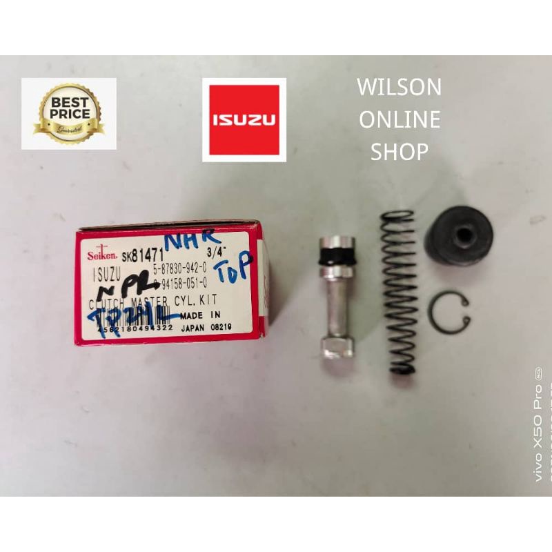 Isuzu NHR,NPR Top/Atas Clutch pump Repair Kit 3/4(Seiken Japan