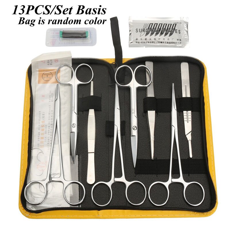11/13/19Pcs Suture Practice Kit Medical Student Surgical Scissors