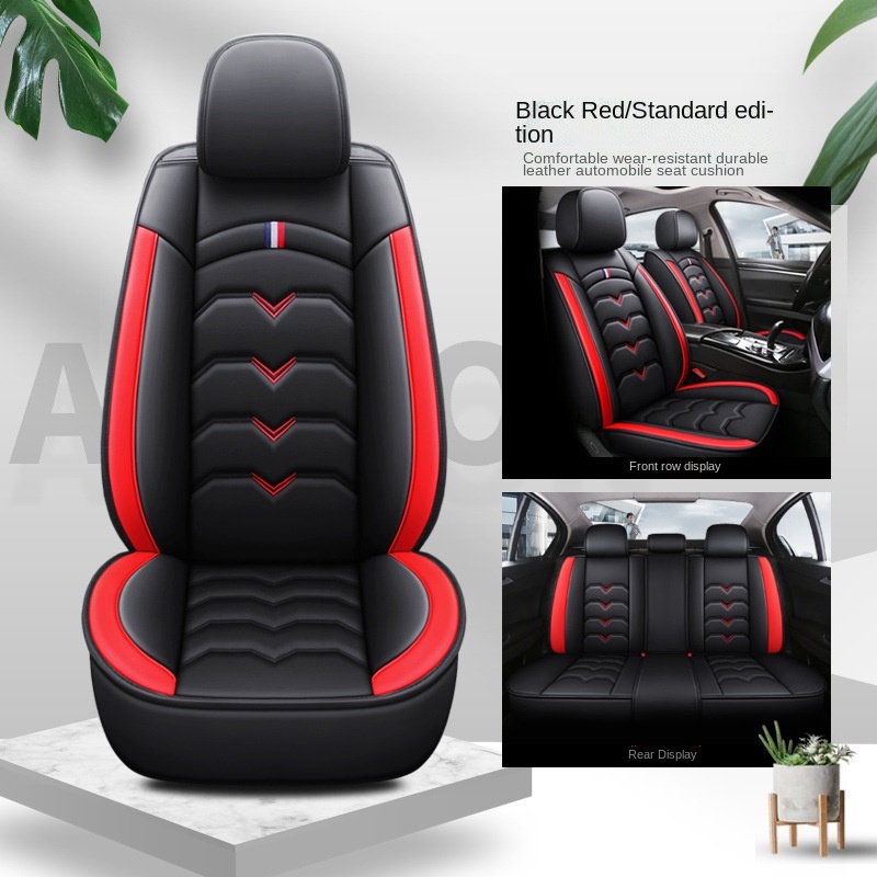 Gmk Cartoon Pu Leather Car Seat Cover Myvi/bezza/waja/viva/wira/iswara