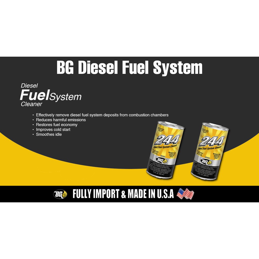 BG 244 Diesel Fuel System Cleaner Shopee Malaysia