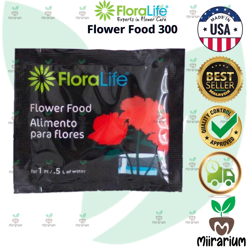FLORALIFE® Flower Food 300 Powder Fertilizer for Fresh Flower (1pt./0