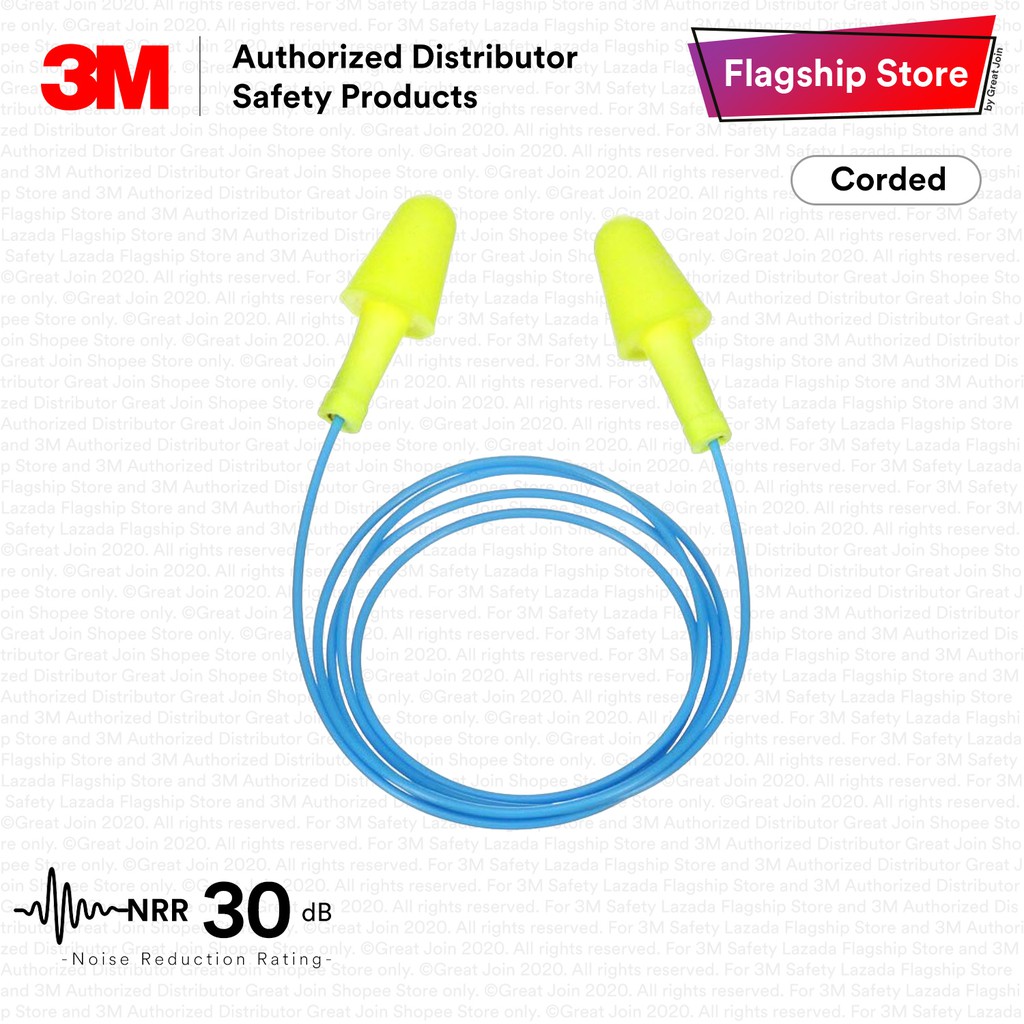 3M EAR Flexible Fit Earplug HA 3281000 & 3281001 / NRR 30 dB