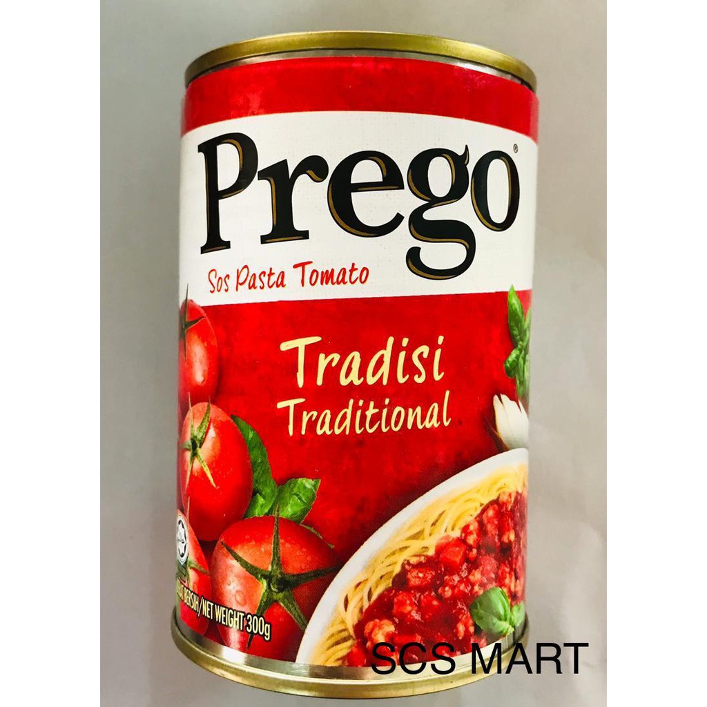 Prego Traditional Pasta Sauce 300g Prego Sos Pasta Tomato Shopee Malaysia