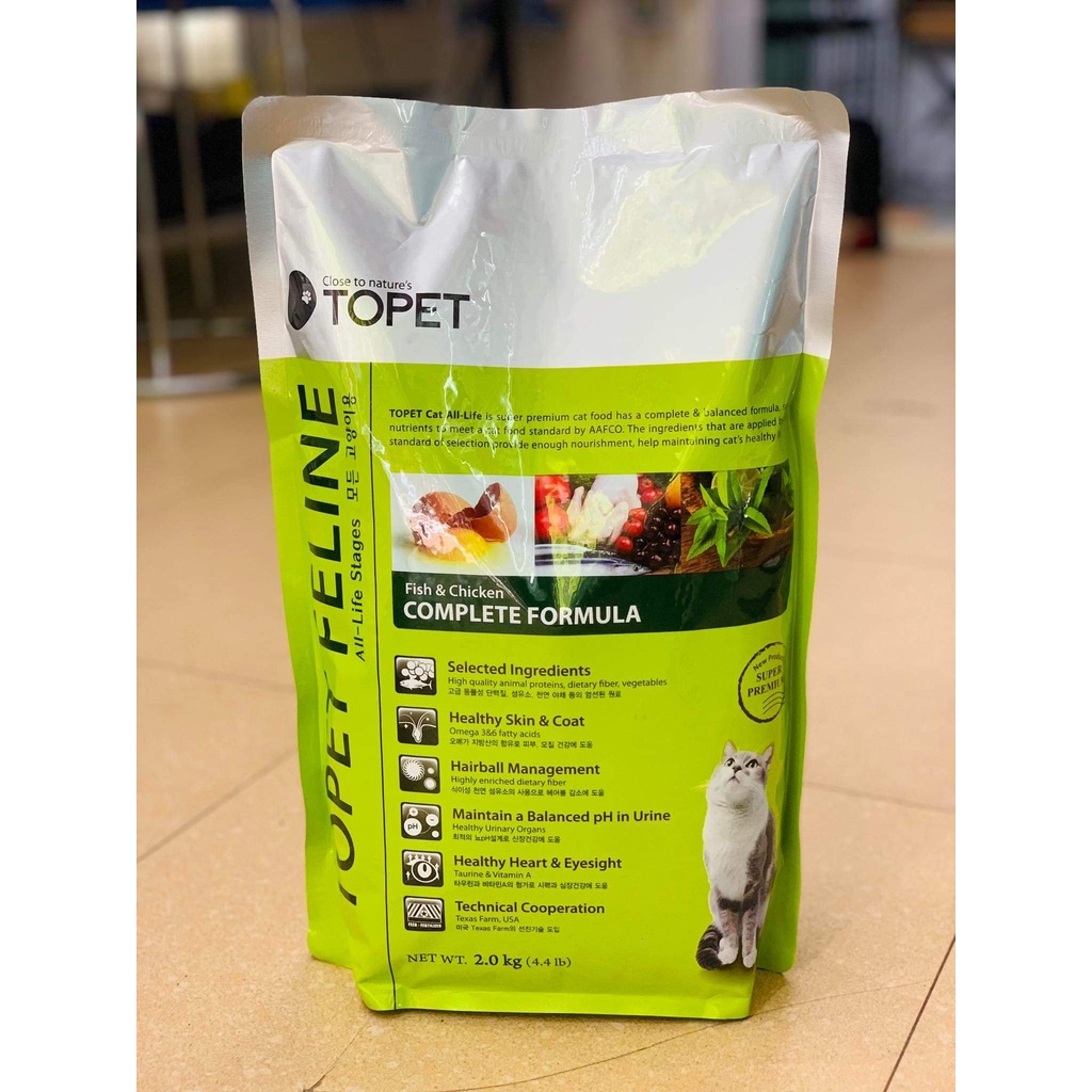 Topet Cat Food For All Ages fish and chicken fish and chicken 2kg