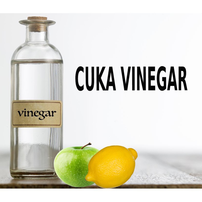 VINEGAR, CUKA VINEGAR, PURE WHITE VINEGAR 500ML FOR FOOD GRADE