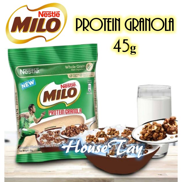 Nestle MILO Protein Granola 45g Shopee Malaysia