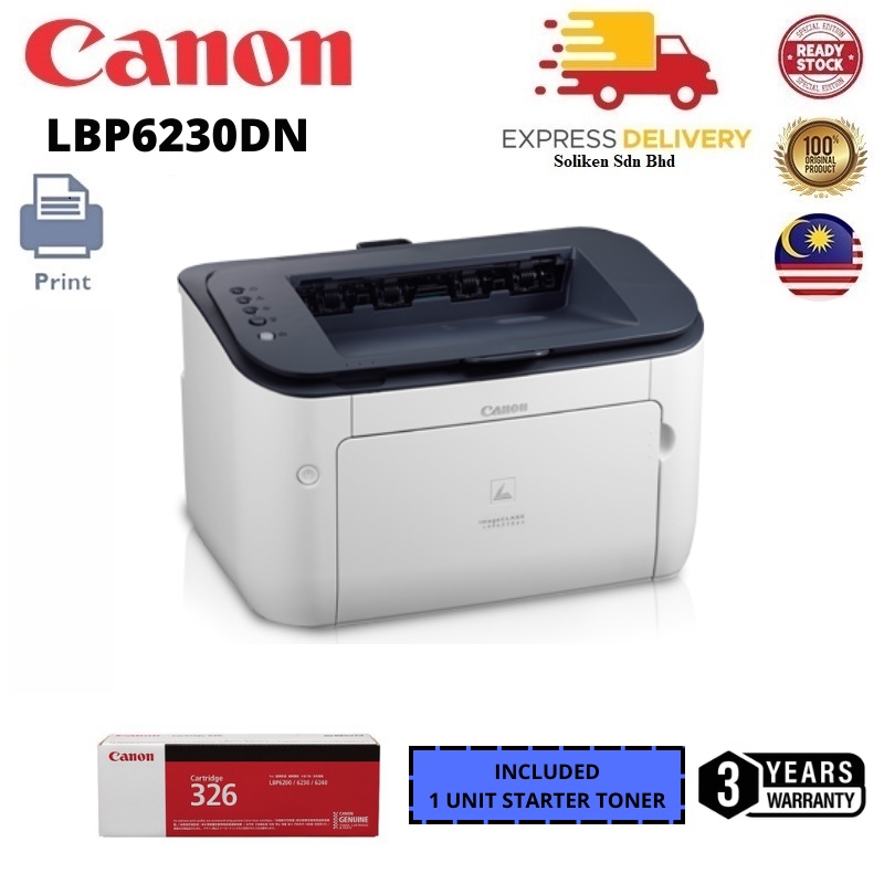 Canon imageCLASS LBP6230dn Monochrome Laser Printer (Auto duplex