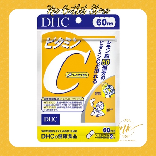 Japanese VITAMIN C DHC Oral Tablet (60Day Pack) Shopee Malaysia