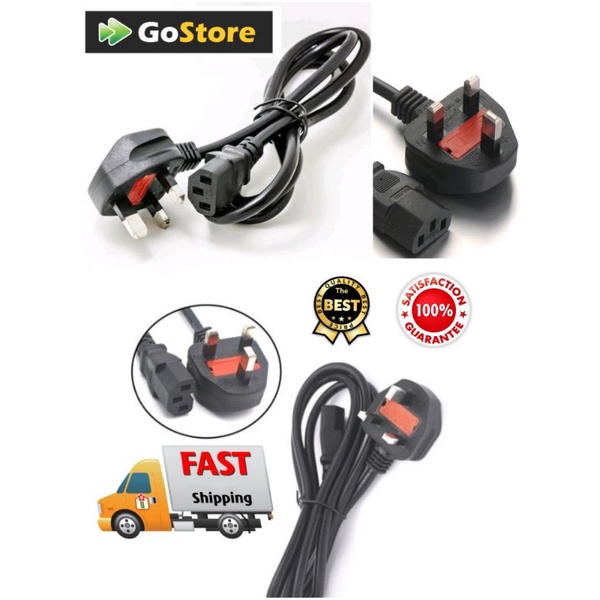 3 PIN UK MALAYSIA (Long/Extend) Power Cord (Export Grade Quality