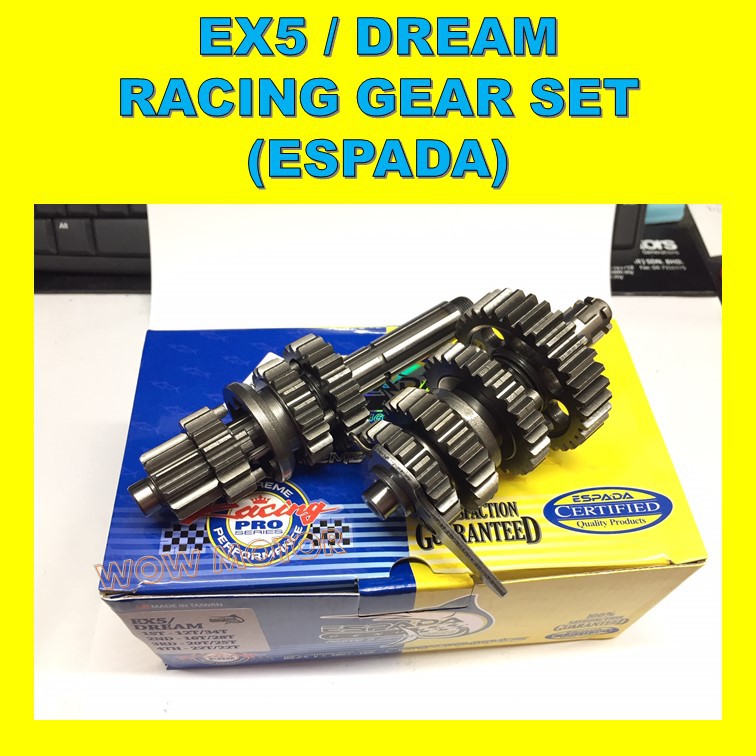 EX5 RACING GEARBOX GEAR BOX ESPADA SET RACING HONDA EX5 HP DREAM