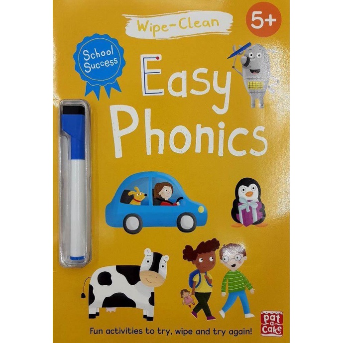 (BBW) Easy Phonics WipeClean Book With Pen (ISBN9781526380876) Shopee Malaysia