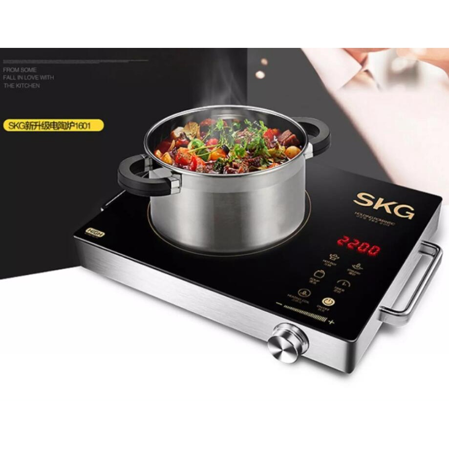 [Stock Clearance] SKG 1601 Portable Cooktop induction stove, 2200W Induction Cooker, Smart Touch