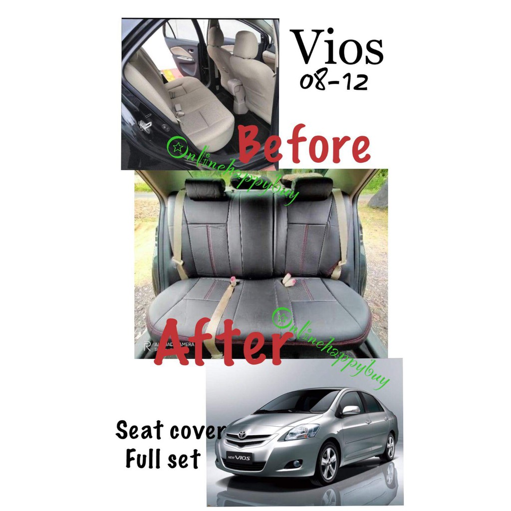 Toyota vios 20082013 seat cover Shopee Malaysia