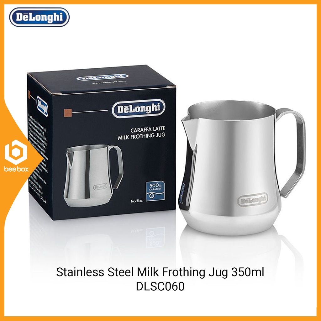 Delonghi DLSC060 Milk Frothing Jug/Pitcher Stainless Steel (350ml
