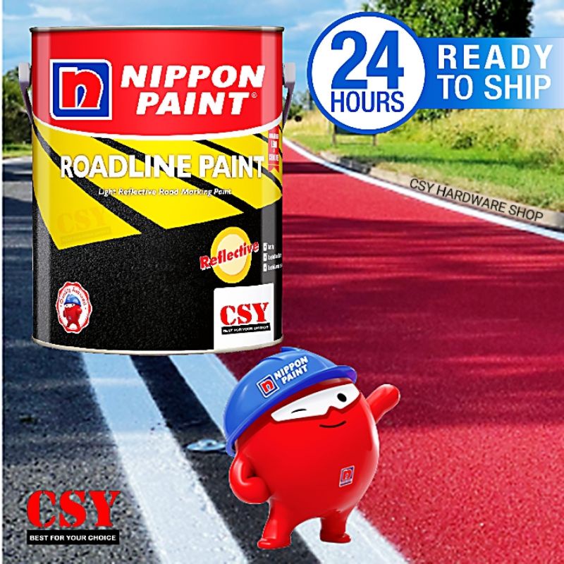 NIPPON PAINT ROADLINE PAINT 5Liter (REFLECTIVE) Shopee Malaysia