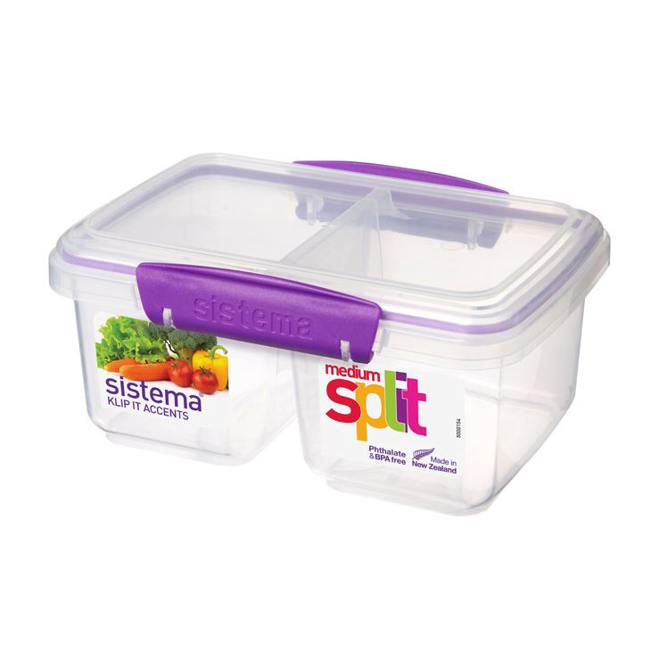 Sistema Klip it Accents Medium Split, Large Split Food Storage