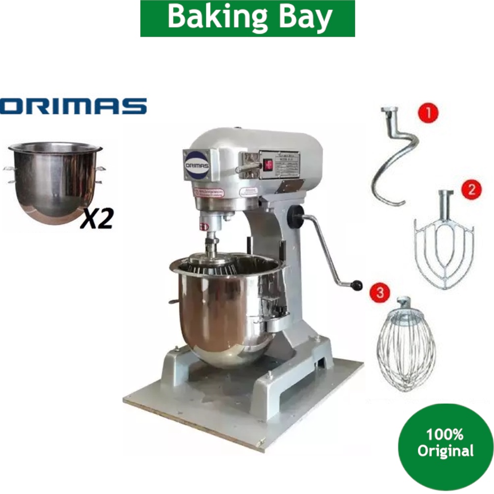 ORIMAS Universal Flour Mixer B20N (20L) Commercial Industrial Stand